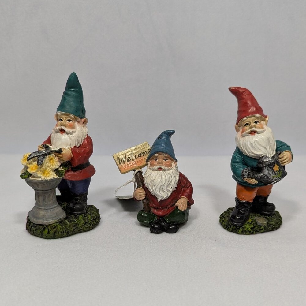 Bloom Room Littles Gnomes Lot of 3 Gnomes JoAnn Fabrics Midwest Designs 2016